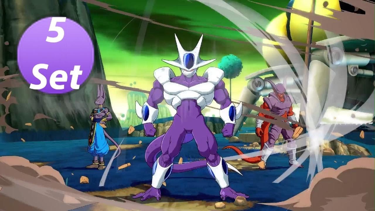 DBFZ 5 Set 🍋 Beerus Cooler Janemba vs 😈 Buu Team SSB Gogeta Vegeta DBS Broly