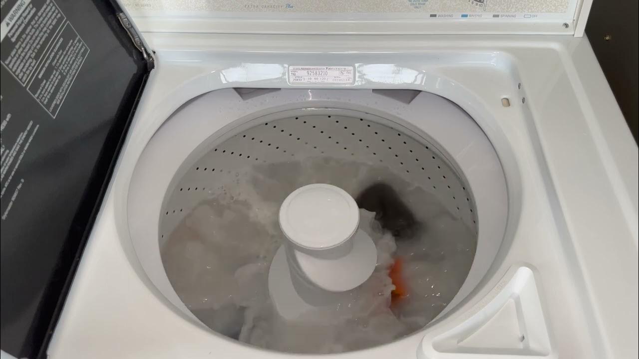 Kenmore Direct Drive Washer Small Load of Microfiber Towels YouTube