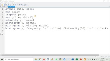 Tutorial Stata Basic: Uji Normalitas Variabel