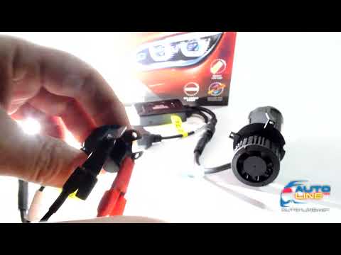 Лазерна LED-лінза H4 ближній/дальній 65 Вт - Decker LED GL-01 PRO 6K H4 H/L, видео 1