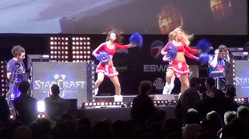 Stephano vs. SortOf Introduction + Cheerleaders (ESWC 2012)