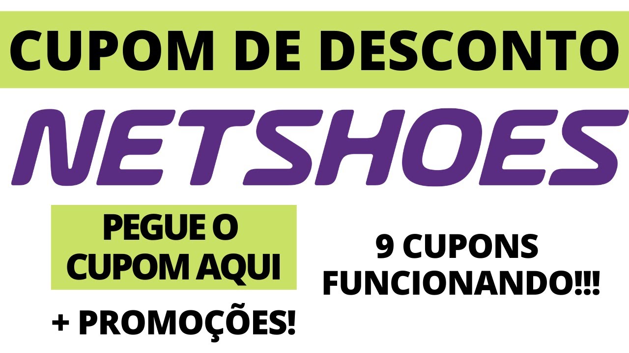 netshoes desconto cupom