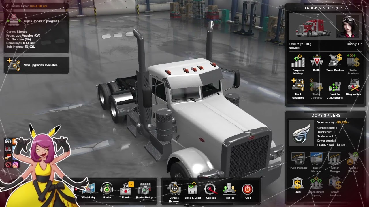 American Truck Sim: going as fast as we possibly can