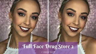 Full Face Drugstore Makeup 2 + Wear Test!