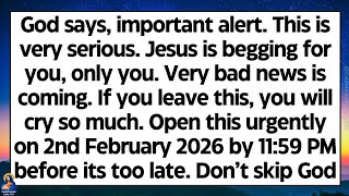 god Says This Is Very Serious Very Bad News Is Coming If You Leave This You Will Cry So Much