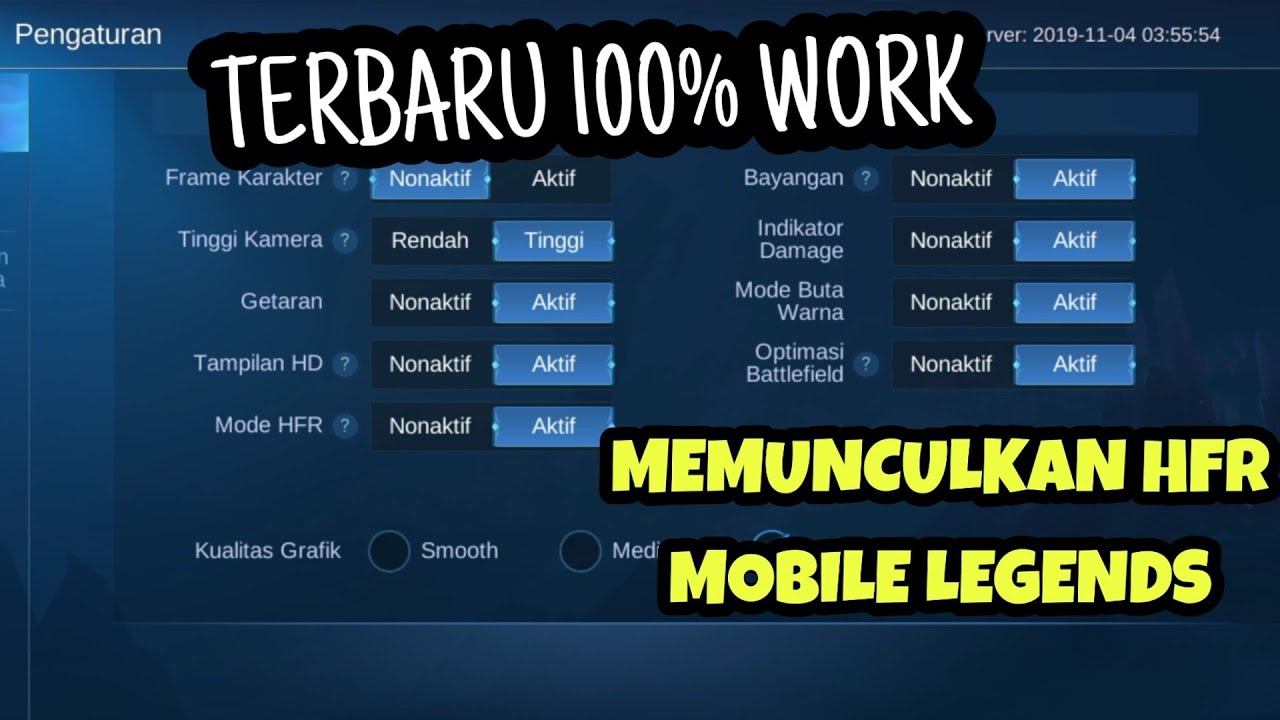MEMUNCULKAN HFR MOBILE LEGENDS TERBARU NOVEMBER 2019
