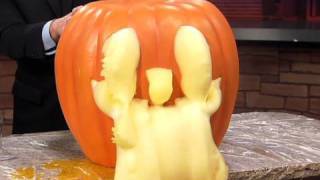 Steve brings a new twist to his classic elephant's toothpaste
experiment with the addition of little halloween spirit... and some
giant pumpkins. you won't...