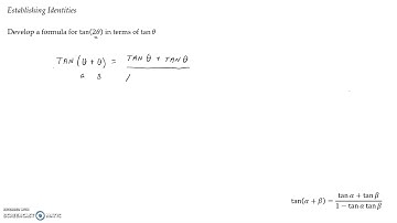 8.6 Double-angle and Half-angle Formulas Video 2
