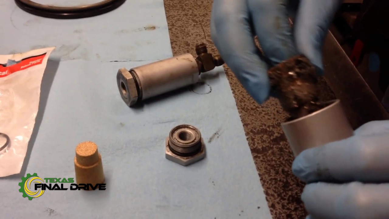 Final Drive Motor Case Drain Filter YouTube Final Drive Motor Case Drain Filter YouTube