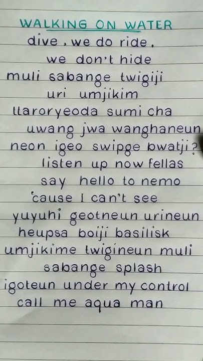 walk on water lyrics ozzy