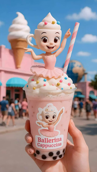 Brainrots ice drink！ #brainrot #tungtungtungsahur#ballerina #tralalero #cappuccina #memes