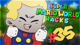 SMW Hacks w/ BruceN Part 35 - Mario Rescues the Golden Mushroom - The One Armed Heartbreaker