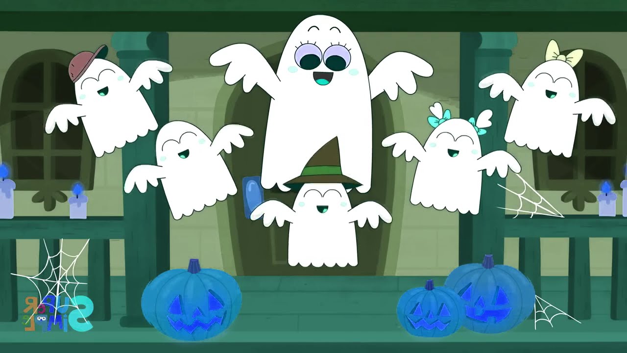 Super Simple Songs Five Little Ghosts Intro Logo Effects Sponsored By Klasky Csupo 2001 Effects