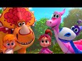 Turbozaurs - All Episodes in a Row 🤩 (1- 10 Episode) ⚡️ Cartoon for kids Kedoo Toons TV