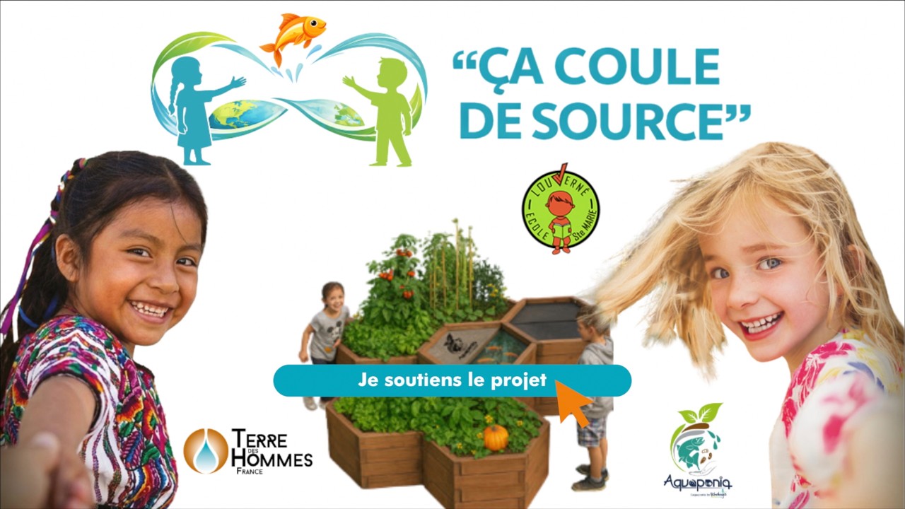 Ça coule de source à l'école Sainte-Marie de Louverné, en Mayenne !