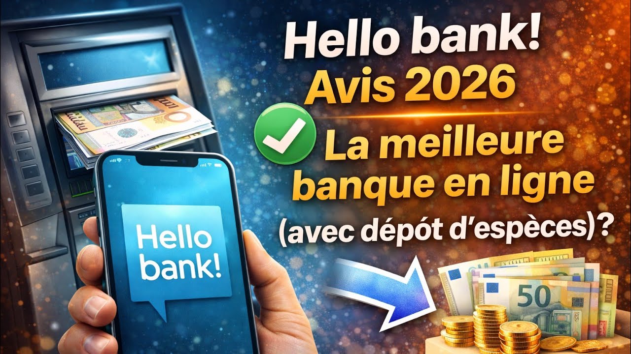 Hello bank! Avis 2026 : La meilleure banque en ligne (avec dépôt d'espèces) ?