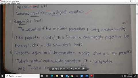 Calicut University - Sem 1 - Core Mathematics - Logic - Part 2