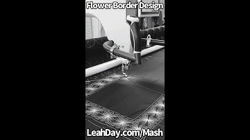 Computerized Quilting! Perfect Border Connection with Mash Up Flower