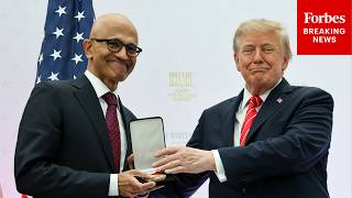 'A Key Figure In The Transformation Of Microsoft': Trump Awards Satya Nadella With Innovation Medal