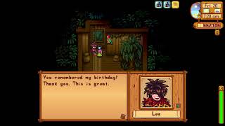 What to give Leo for Birthday Gift - Stardew Valley