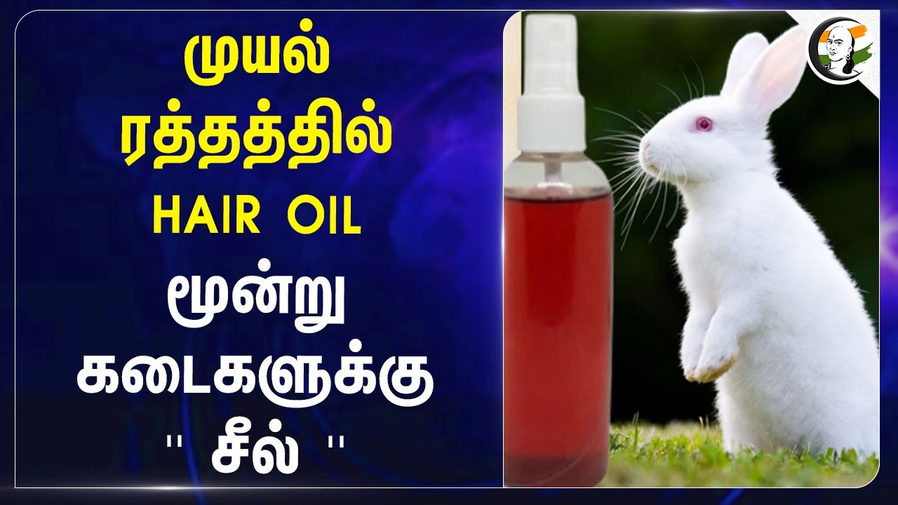 முயல் ரத்தத்தில் HAIR OIL.. மூன்று கடைகளுக்கு '' சீல் '' | Erode | Rabbit Blood