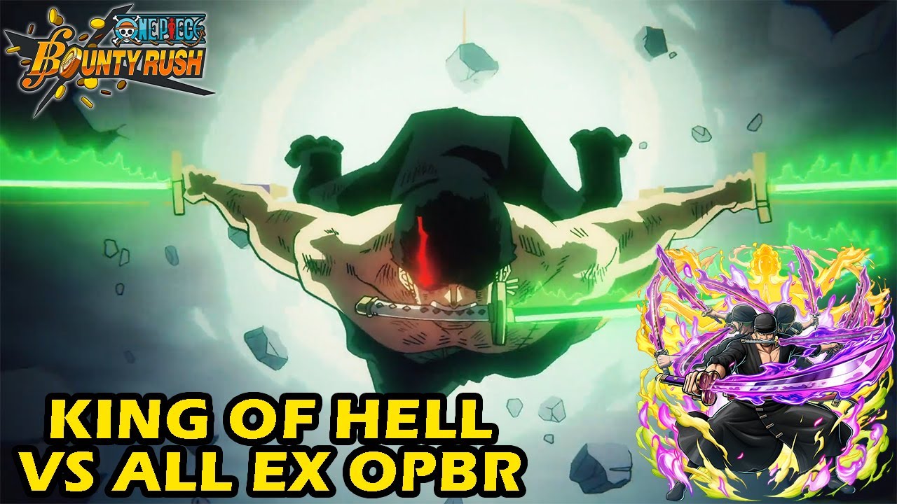 Gameplay Zoro Onigashima - King Of Hell Vs All EX | One Piece Bounty ...