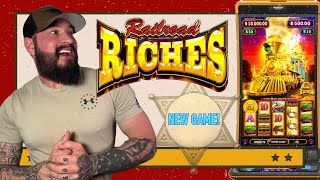 How to play the Railroad Riches Slot Machine 🎰 Slot Tech breaks down the game and plays it live. screenshot 5