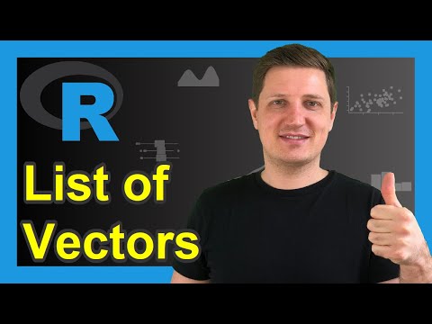 Create List of Vectors in R (Example) | Numeric, Integer & Character | How to Apply list() Function