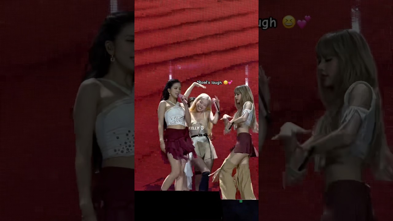 ROSÉ’s little laugh😆💕and JISOO slayed🔥