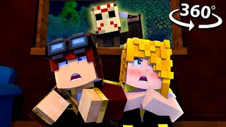 Can YOU SURVIVE Friday the 13th in 360/VR  Horror Minecraft VR Video