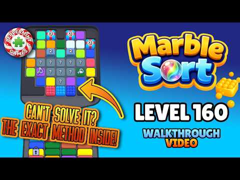 Marble Sort Level 160 Walkthrough & Solution