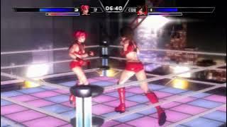 Rumble Roses XX: Candy Cane (Reiko outfit) vs Reiko Hinomoto