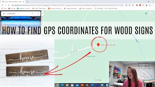 How to Find GPS Latitude Longitude Coordinates using Google Maps | Best Wood Sign Seller! screenshot 1