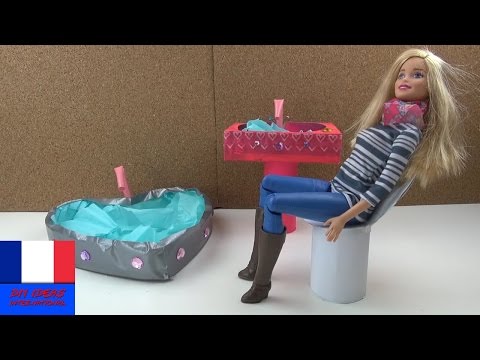 Construire des toilettes Monster High | Meubles Barbie à faire soi-même | Idée pour la salle de bain