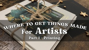 Where to Get Prints Made for Artists (foil printing included)