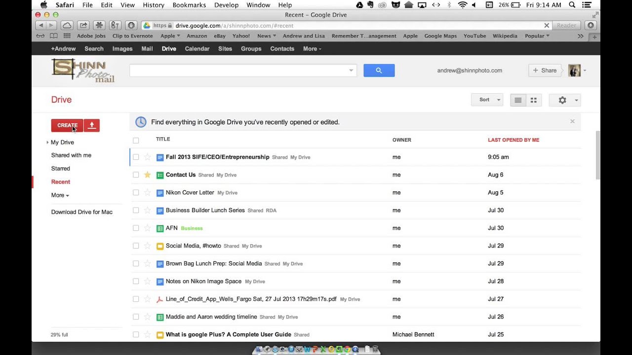 How to create a new Google Doc - YouTube