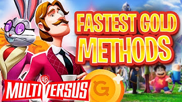 The FASTEST way to EARN GOLD in Multiversus! + 1v1 Gameplay