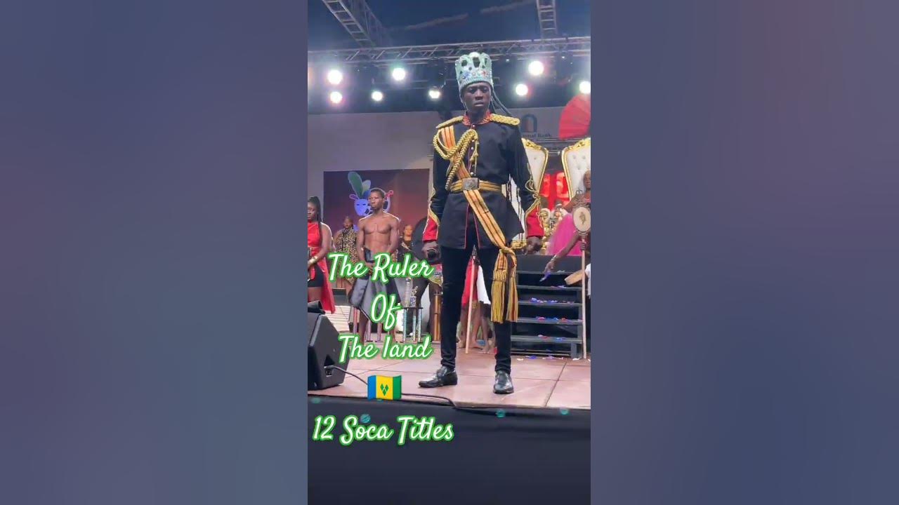 FIREMAN HOOPER 👉🏾 THE RULER OF THE LAND 2023 SOCA MONARCH WINNER SVG🇻🇨🎶🎵