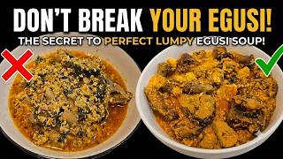 The Best & Easiest Way to Make Lumpy Egusi Soup | Nigerian Egusi Soup Recipe