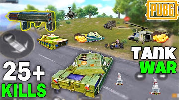 I Killed 25+ Enemies + TANK with 7000 IQ😱 @mvp2pubg263