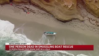 1 Dead, 10 Rescued In Suspected Smuggling Incident In La Jolla