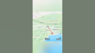 Kolkata to Krakow, Poland by plane & bus animation #shorts #youtubeshorts #youtube #simulator #tour