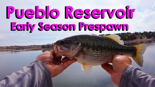 Pueblo Reservoir Shore Fishing early season on Lake Pueblo