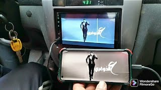 شاشه 7بوصه HSH 8060 مع تشغيل ميرور لينك في الشاشه في سياره شيفروليه اوبترا 2008