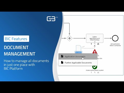 Document Management with BIC Platform