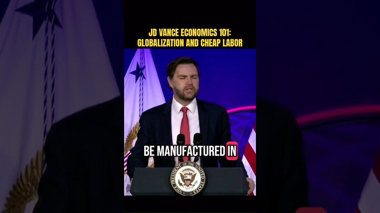 JD VANCE ON IMMIGRATION, GLOBALIZATION, CHEAP LABOR AND INNOVATION 