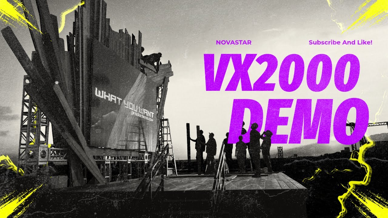 NOVASTAR VX2000 PRO & UNICO DEMO