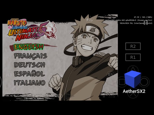 NARUTO ULTIMATE NINJA 5  AETHERSX2 BETTER SETTINGS - MELHORES  CONFIGURAÇÕES + SAVE ALL CHARACTERS!! 