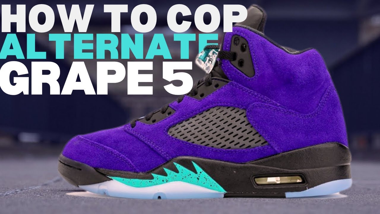 air jordan 5 purple grape resale value