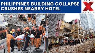 Philippines Building Collapse Traps Workers Beneath Rubble As Massive Rescue Operation Intensifies